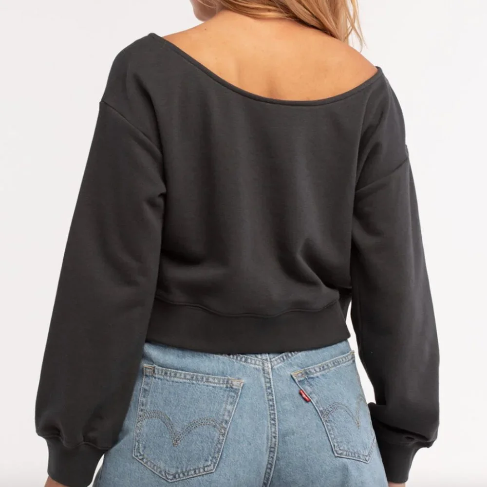 Adidas | Slouchy Crew Sweatshirt - Picture 2 of 8